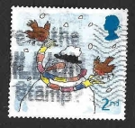 Sellos de Europa - Reino Unido -  2002 - Monigote de Nieve