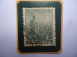 Stamps Argentina -  Obrero Agrícola - Sol Naciente- Cultivo.