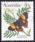 Stamps : Oceania : Australia :  Pseudalmenus chlorinda