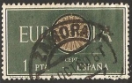 Stamps Spain -  1294 - Europa Cept, Rueda de 19 radios