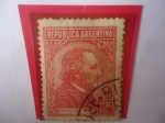 Stamps Argentina -  Bartolomé Mitre (1821-1906)- Presidente (1862-1868)- Sello de 12 Ctvs .año 1942