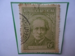 Stamps Argentina -  Juan Bautista Alberdi (1810-1884)- Autor Intelectual de la Constitución Argentina.