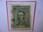 Stamps Argentina -  José francisco de San Martín (1778-1850)-Serie:Gen. San Martín-.