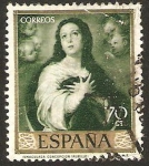 Stamps Spain -  1273 - Bartolomé Esteban Murillo, La Inmaculada