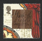 Stamps United Kingdom -  1879 - Libro de Himnos