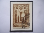 Stamps Argentina -  Cruzada Escolar Argentina por la Paz Mundial- Sello de 20 Ct. Año 1947.