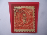 Stamps Argentina -  Bernardino Rivadavia (1780-1845)-Presidente (1824/27)- Sello Tipo 1- Año 1880
