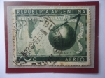Stamps Argentina -  Cartografía- IV Reunión Panamericana de Cartografía 2948-Buenos Aires-Sello de 70 Ct.año 1948.