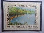 Sellos de America - Venezuela -  Playa Colorada- Estado Sucre- Conozca a Venezuela Primero.