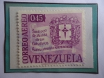 Sellos de America - Venezuela -  Santiago de Mérida de los Caballeros-Cuatricentenario 1558-1958-Escudo de Armas.400 Aniv.