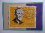 Stamps Venezuela -  Andrés Eloy Blanco (1896-1955) Poeta - 5°Aniversario de su Muerte 1955-1960.