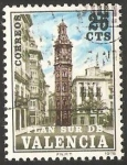 Stamps Spain -  9 - Plan Sur de Valencia, Torre de Santa Catalina