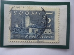 Stamps : Europe : Finland :  Castillo de Olavinlinna (Siglo XV)