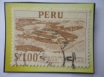 Stamps Peru -  Fortaleza de Paramonga- Ruinas Incaicas.