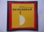 Stamps Venezuela -  Declaración de Bogotá (1966-1976)-10°Aniversario-Integración Latinoamericana- Grupo Andino