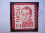 Stamps Venezuela -  Simón Bolívar (1783-1830) y José María Espinosa (1796-1883) Pintor Colombiano.