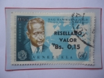 Stamps Venezuela -  Dag Hjalmar Agne Carl Hammaarskjöld (1905/61)-Secretario general de la UN (1953/61)1er. Cent. de su 