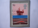 Sellos de Europa - Reino Unido -  Petróleo- Recursos Energéticos- Plataforma  Marina.  