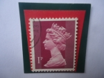 Stamps United Kingdom -  Queen Elizabeth II - Decimal Machín.