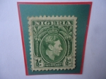 Stamps : Africa : Nigeria :  King George VI