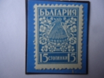 Stamps : Europe : Bulgaria :  Colmena- Colmena de Abejas