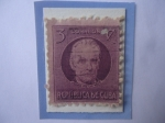 Stamps Cuba -  José de la Luz Caballero (1800-1862)