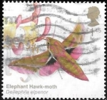 Stamps : Europe : United_Kingdom :  polillas