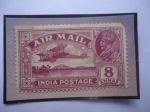 Stamps India -  Avión Havilland DH66 Hércules- King George V