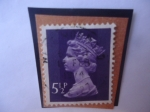 Stamps United Kingdom -  Queen Elizabeth II - (Decimal Machín)
