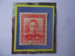 Stamps New Zealand -  George VI- Postag revenue-Sello de 1d-Penique de Nueva Zelanda- Año 1938.