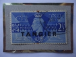 Stamps United Kingdom -  Tangier-Tánger George VI- Conmemoración de la Victoria del Primer Año.
