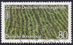 Stamps Germany -  25 años Deutsche Welthungerhilfe