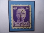 Stamps Italy -  Esfinge de Vittorio Emanuel II (1869-1947) - Victor Manuel III de Italia, desde 1900 hasta 1946)