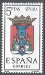 Sellos del Mundo : Europa : Espa�a : 1638 Escudos de capitales de provincias españolas.Sevilla