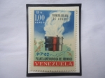Stamps Venezuela -  Planta Siderúrgica del Orinoco- Primera Colada de Acero 