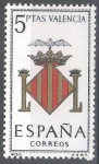 Stamps Spain -  1697 Escudos de capitales de provincias españolas.Valencia