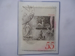 Stamps Venezuela -  Virgen de Coromoto-25 Años de su Canonización-Aparición de la Virgen en el año 1652 en Portuguesa (V