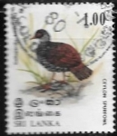 Sellos de Asia - Sri Lanka -  aves