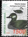 Stamps : Asia : Indonesia :  aves