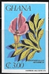 Stamps Ghana -  flores