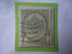 Stamps Belgium -  Blasón Heráldico - Escudo de Armas- Sello de 2 Cénts. año 1893-1915.