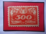 Stamps Poland -  Escudo de Armas - Sellos Oficiales 1920 de 300 fenig polaco.