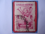 Stamps Argentina -  Implantación del Correo Fijo en el Río de la Plata- Bicentenario- Sello de 5 Ctvs.