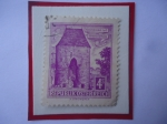 Stamps Austria -  Puerta de Viena- Hainburg - Sello de 4 Chelín Austriaco, del año 1960.