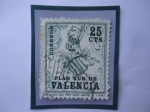 Sellos de Europa - Espa�a -  Ed:Es Val. 1 - Plan Sur de Valencia (Plan de ayuda desde 1963 hasta 1969)- Escudo del rey Don Jaime