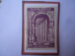 Stamps Syria -  Palmyra- Arcos y Columnas en Palmira- Serie:Airmail 1961- Sello de 100 piastra