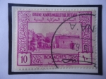 Stamps : Asia : Yemen :  Mosquita Sanaa- Reino de Yemen (Antes de 1963)- Sello  10 Buqsha yemeni, año 1951