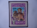 Stamps Venezuela -  Cuatricentenario de la Ciudad de Caracas (1567-1967) - Templo de Santa Teresa.