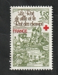 Stamps France -  2025 - A beneficio de La Cruz Roja, Fábula de La Fontaine
