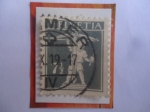 Stamps : Europe : Switzerland :  Hijo de William Tell - Serie: William Tell- Sello de 7,1/2 Céntimo, año 1917.
